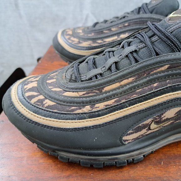 %Nike Air Max 97 AOP Black Tiger Camo 2018 AQ4132-001 / A37